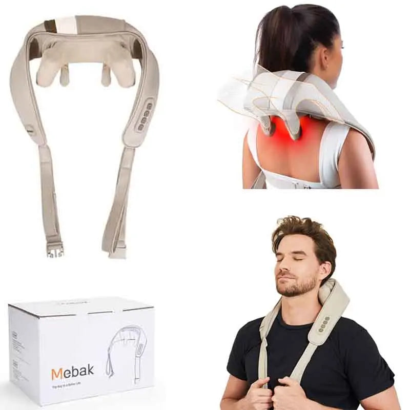 Mebak N1 Massager For Neck and Cervical Shoulder With Heat Therapy