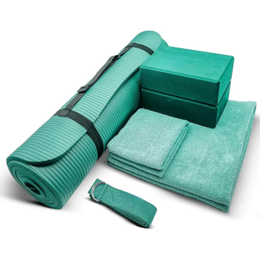 Yoga Kit, 7-Piece Mat Set for Home Workouts