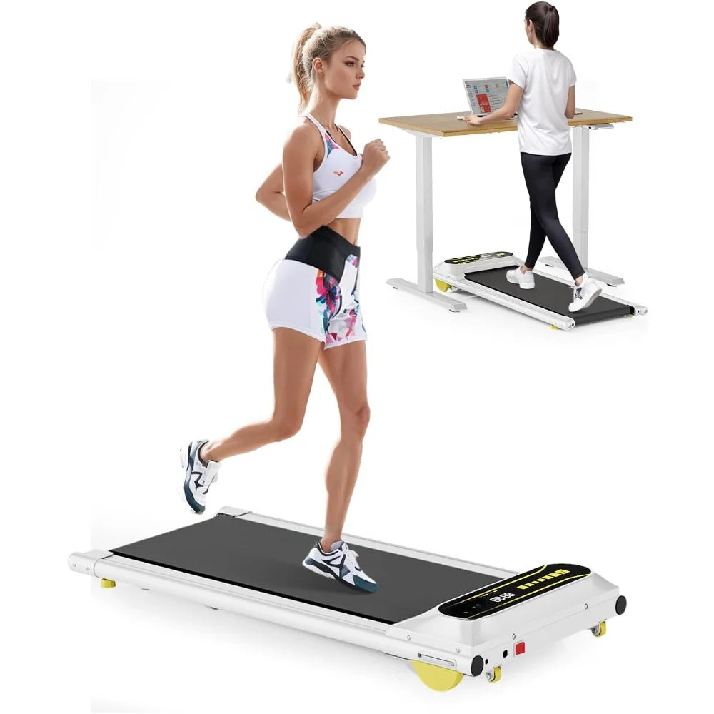 Portable Mini Walking Treadmills for Home/Office, 2.25HP Walking Jogging Machine