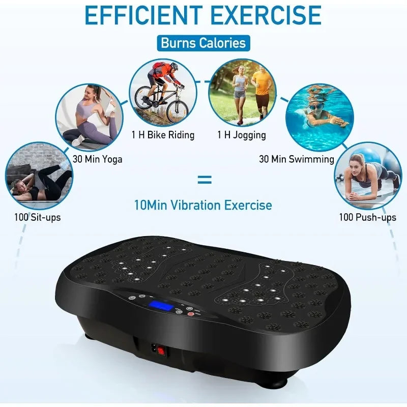 Vibration Plate Exercise Machine with Remote Control