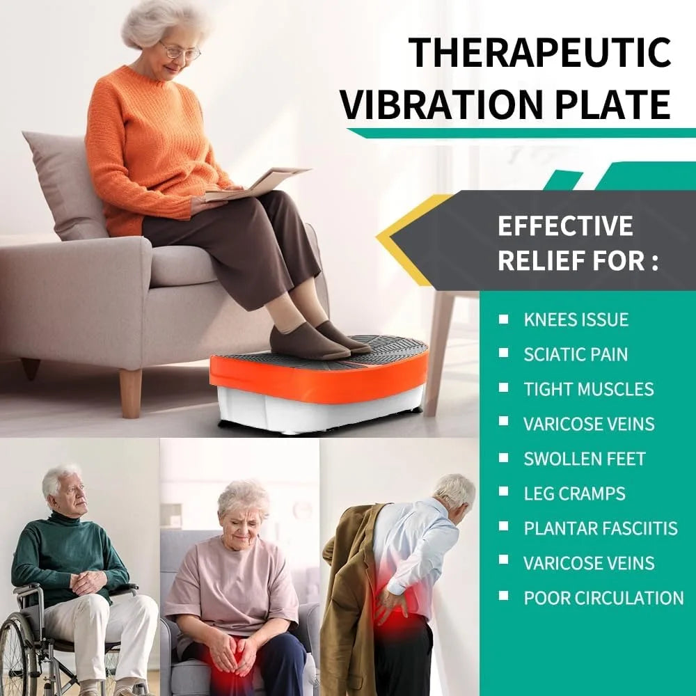 Fitness Vibration Plate Exercise Equipment Whole Body Shape Exercise Machine