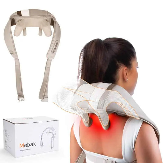 Mebak N1Cervical Massager Electric Neck Back Massager Pillow 4D