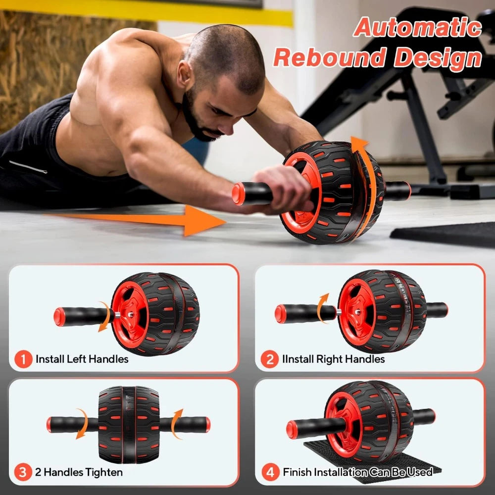 Ab Workout Equipment, Ultra Ab Roller Wheel Kit