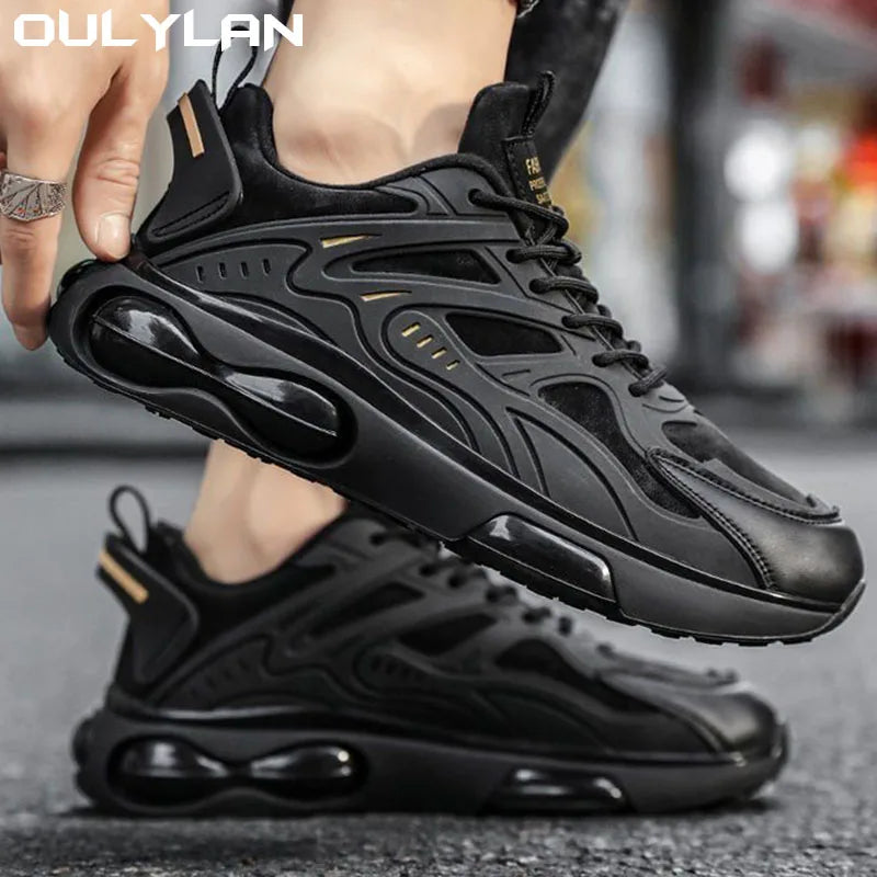 Oulylan Running Shoes Men Breathable Outdoor Sports Sneakers Gym Training