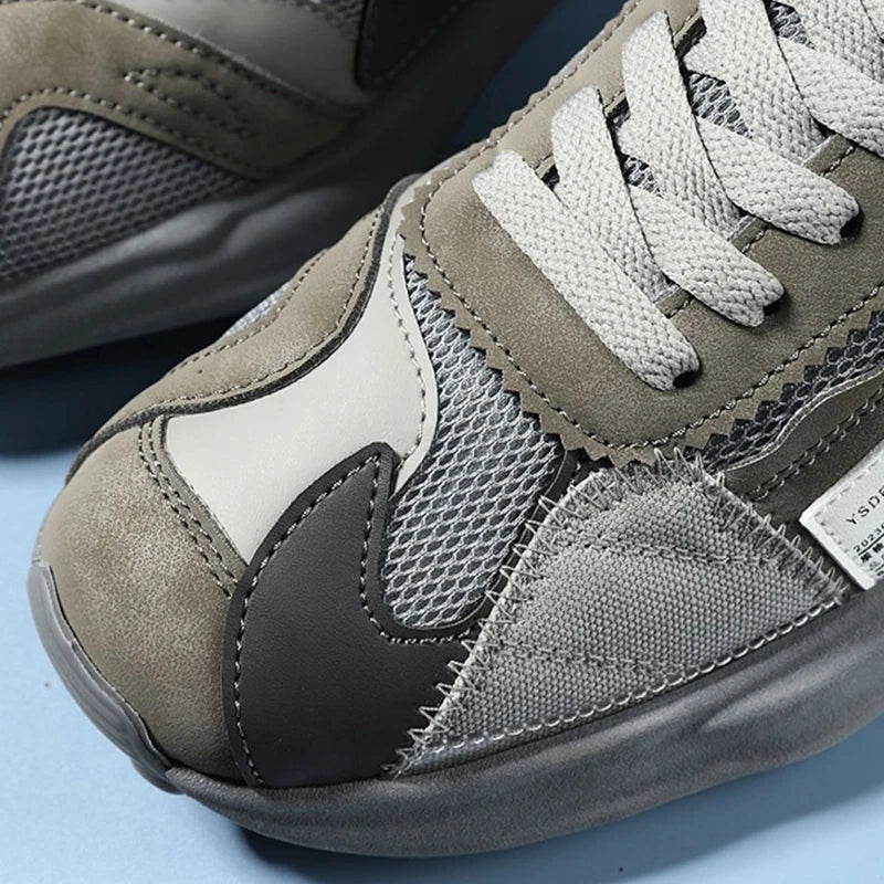 Outdoor Mesh Black Running Shoes