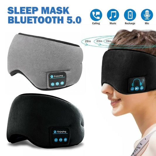 Wireless Bluetooth Sleeping Headphones Eye Mask Sleep Headphones Bluetooth Headband