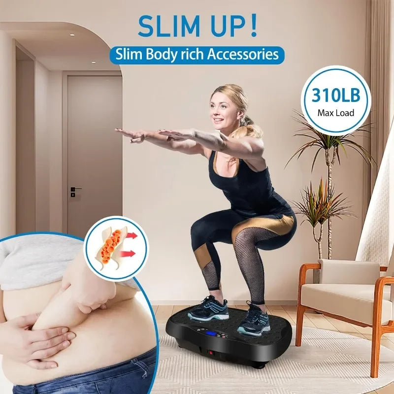 Vibration Plate Exercise Machine with Remote Control