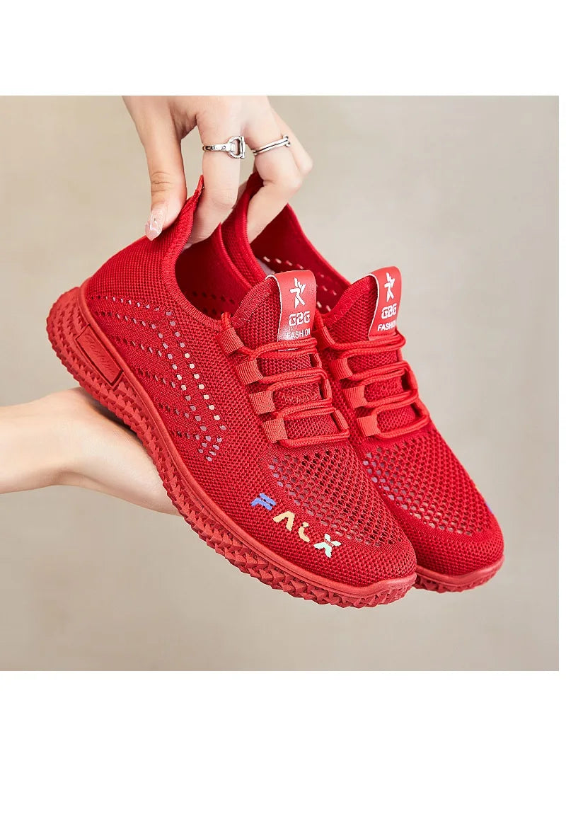 Women Lightweight Sports Shoes Fitness Footwear, Breathable