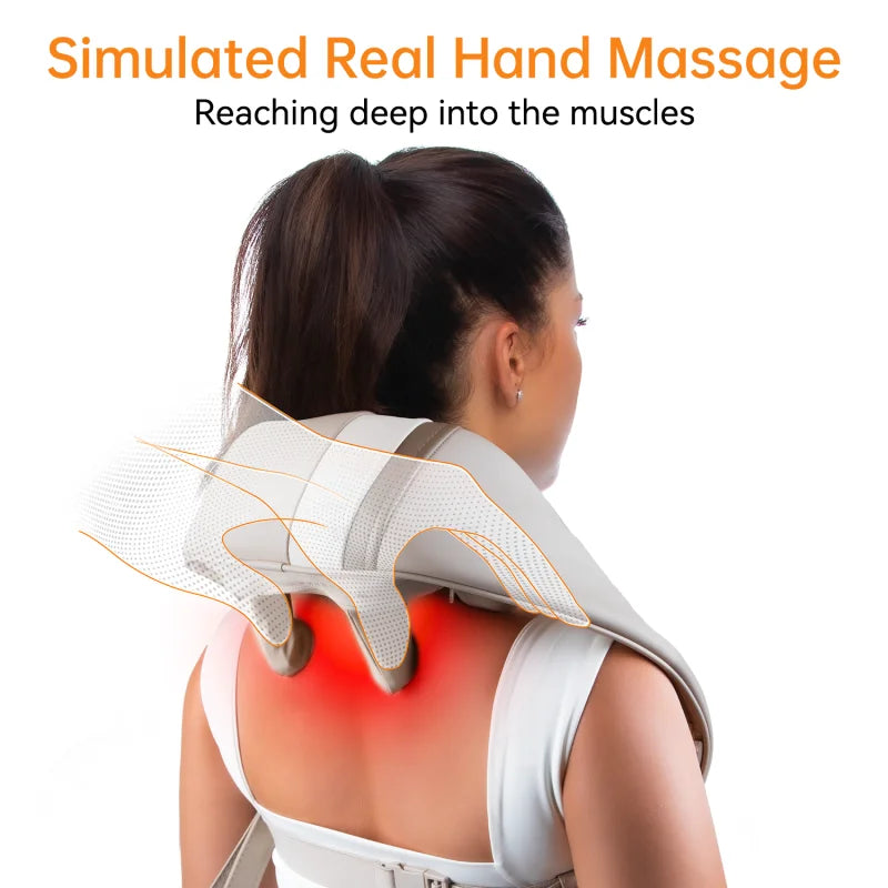 Mebak N1 Massager For Neck and Cervical Shoulder With Heat Therapy