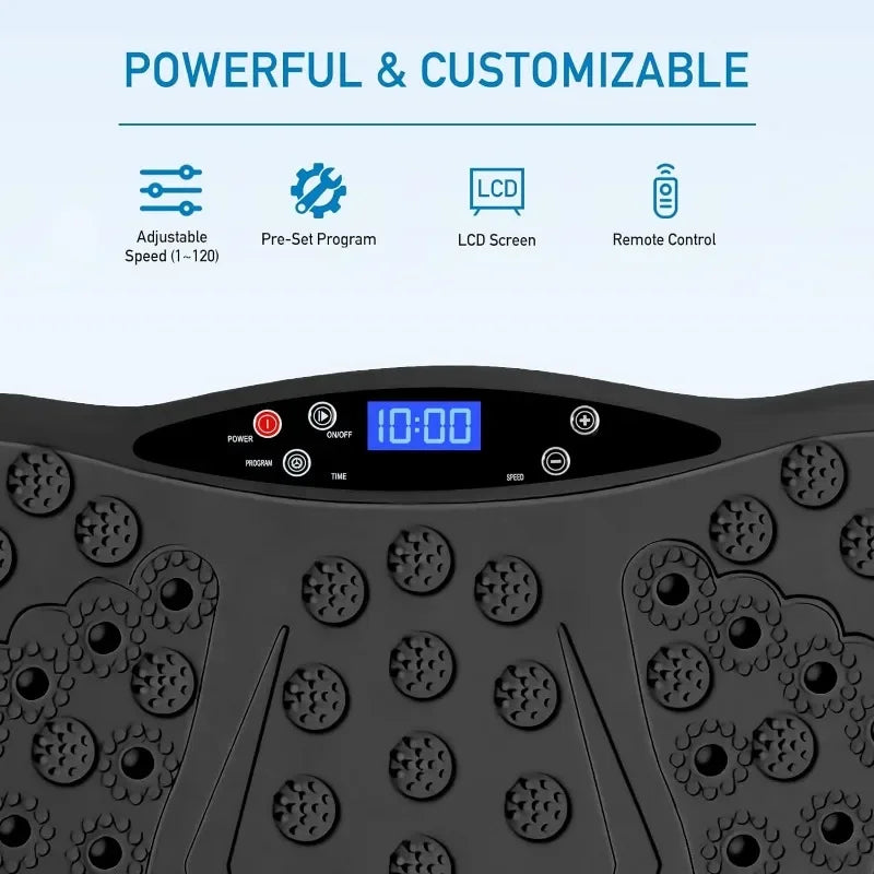 Vibration Plate Exercise Machine with Remote Control