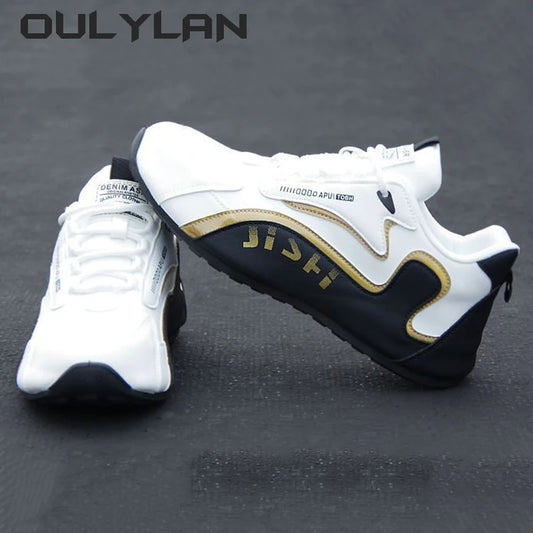 Men's Leather Shoes Fashion Trendy High-end Travel Shoes