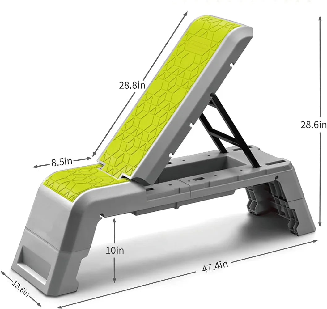 Multifunctional Aerobic Deck with Cord Workout Platform Adjustable Weight Bench