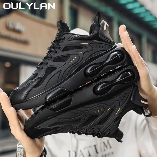 Oulylan Running Shoes Men Breathable Outdoor Sports Sneakers Gym Training