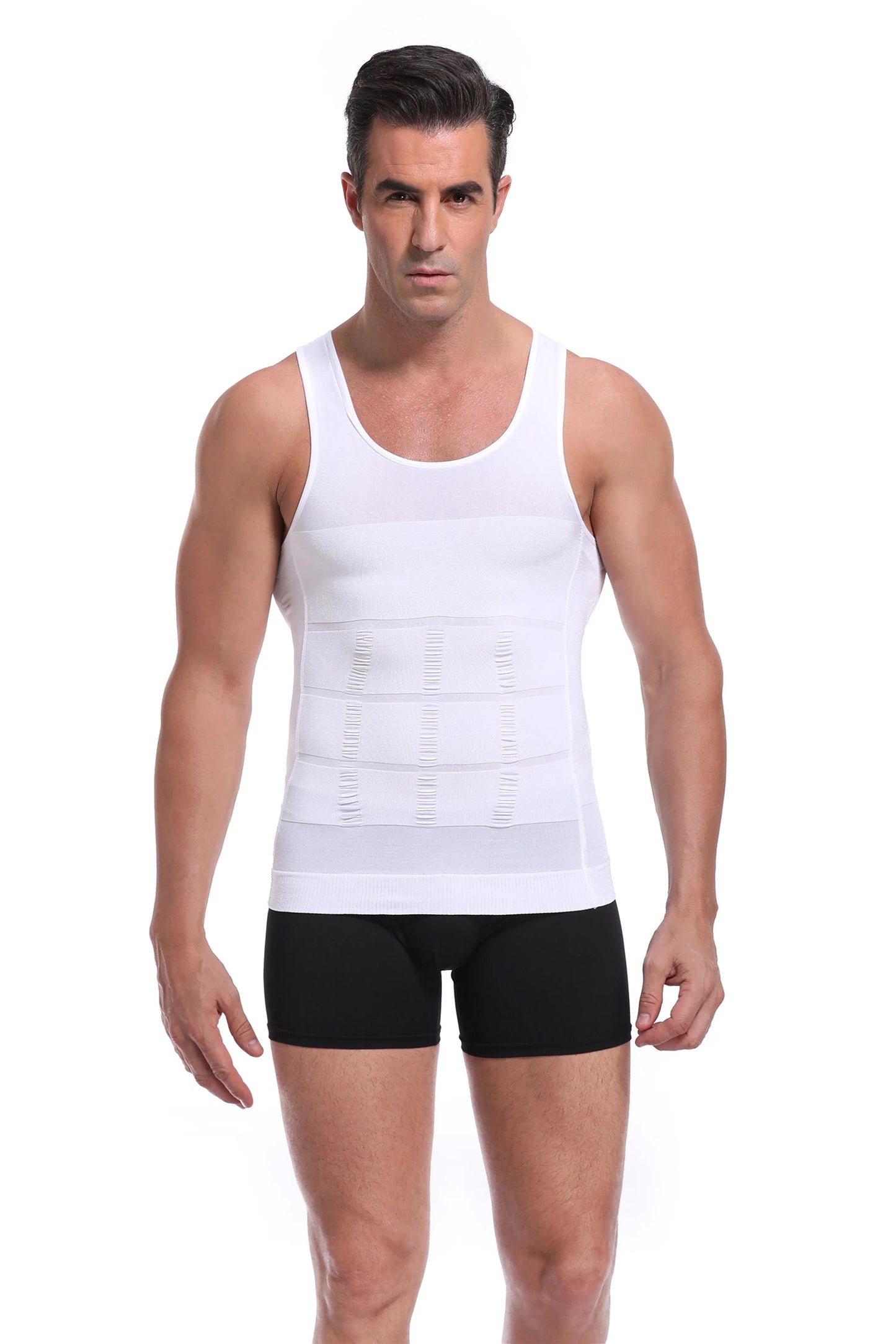 Men's Slimming Body Shaper Vest - Streamlined Compression Support, Tummy & Chest Sculpting,