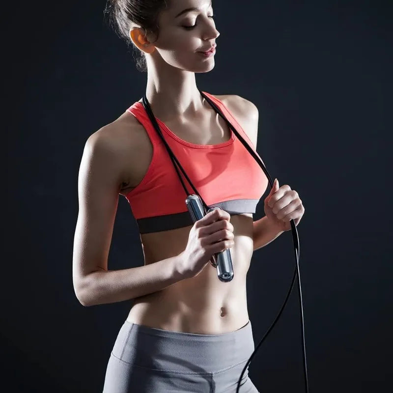 Tangram Smart Rope - LED embedded Jump Rope - fitness data in MID-AIR