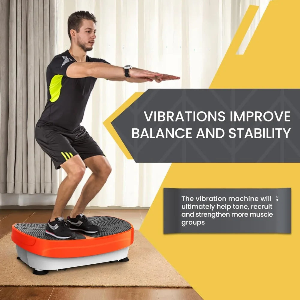 Fitness Vibration Plate Exercise Equipment Whole Body Shape Exercise Machine