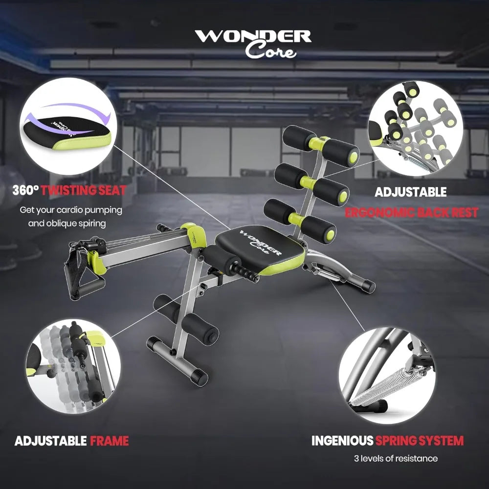 Adjustable Workout Bench, Exercise Equipment, Sit Up Machine for Abs