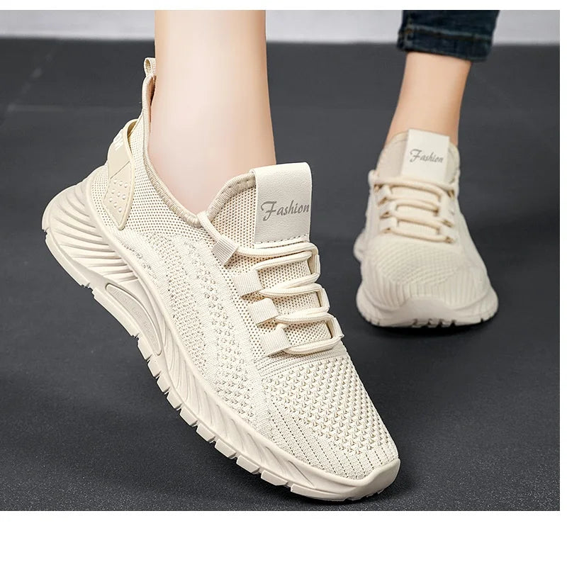 Fashion Running Shoes for Women, Urltralight Weaving Knit