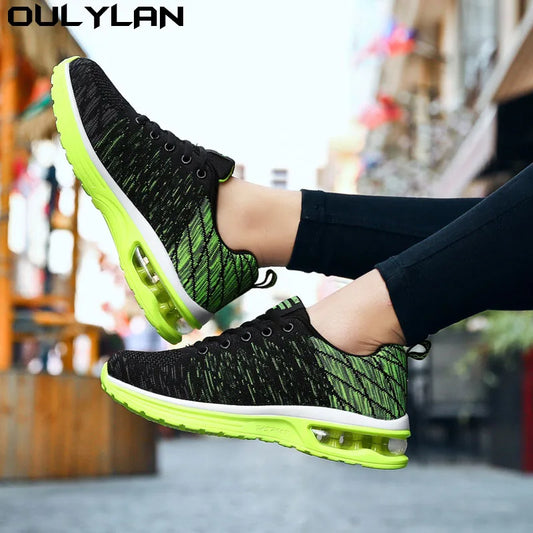 Oulylan Sports Shoes Unisex Running Shoes Breathable Mesh, Lightweight