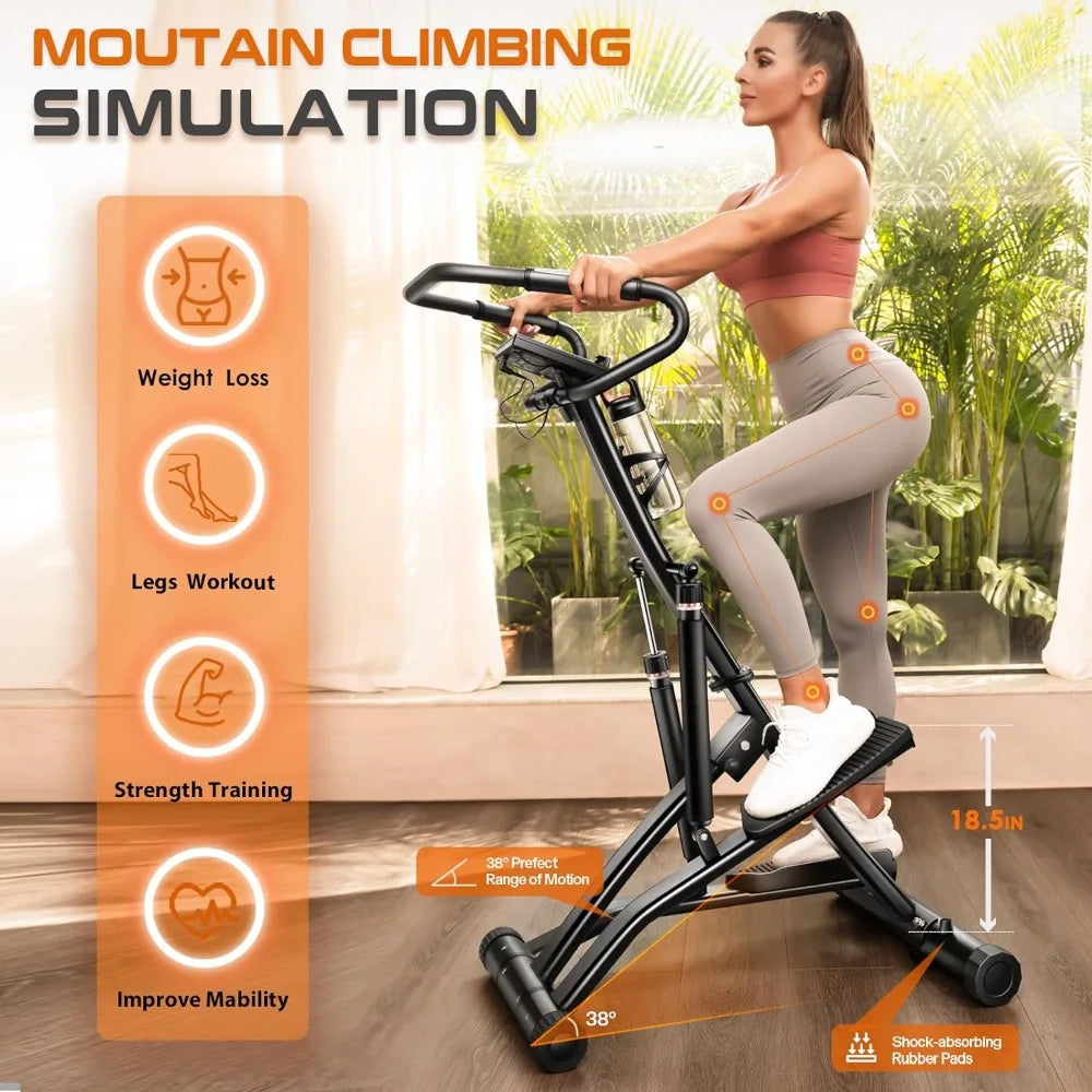 Steppers, Power Stair Stepper Machine for Cardio & Climbing Training