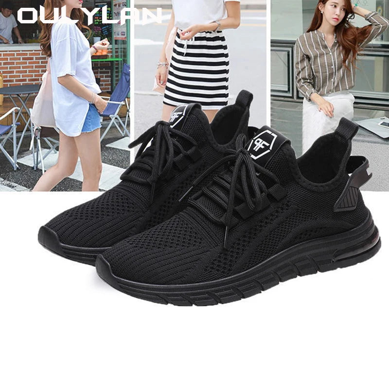 Women's Lightweight Leisure Sports Shoes, Soft Sole Comfortable, Breathable