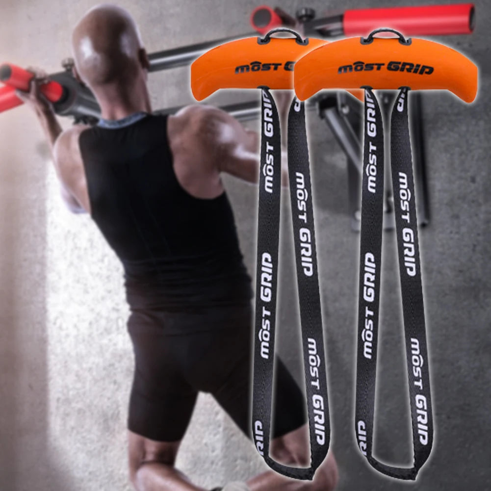 TPE Pull Up Handles Ergonomic Exercise Resistance Band Multifunctional Tranining