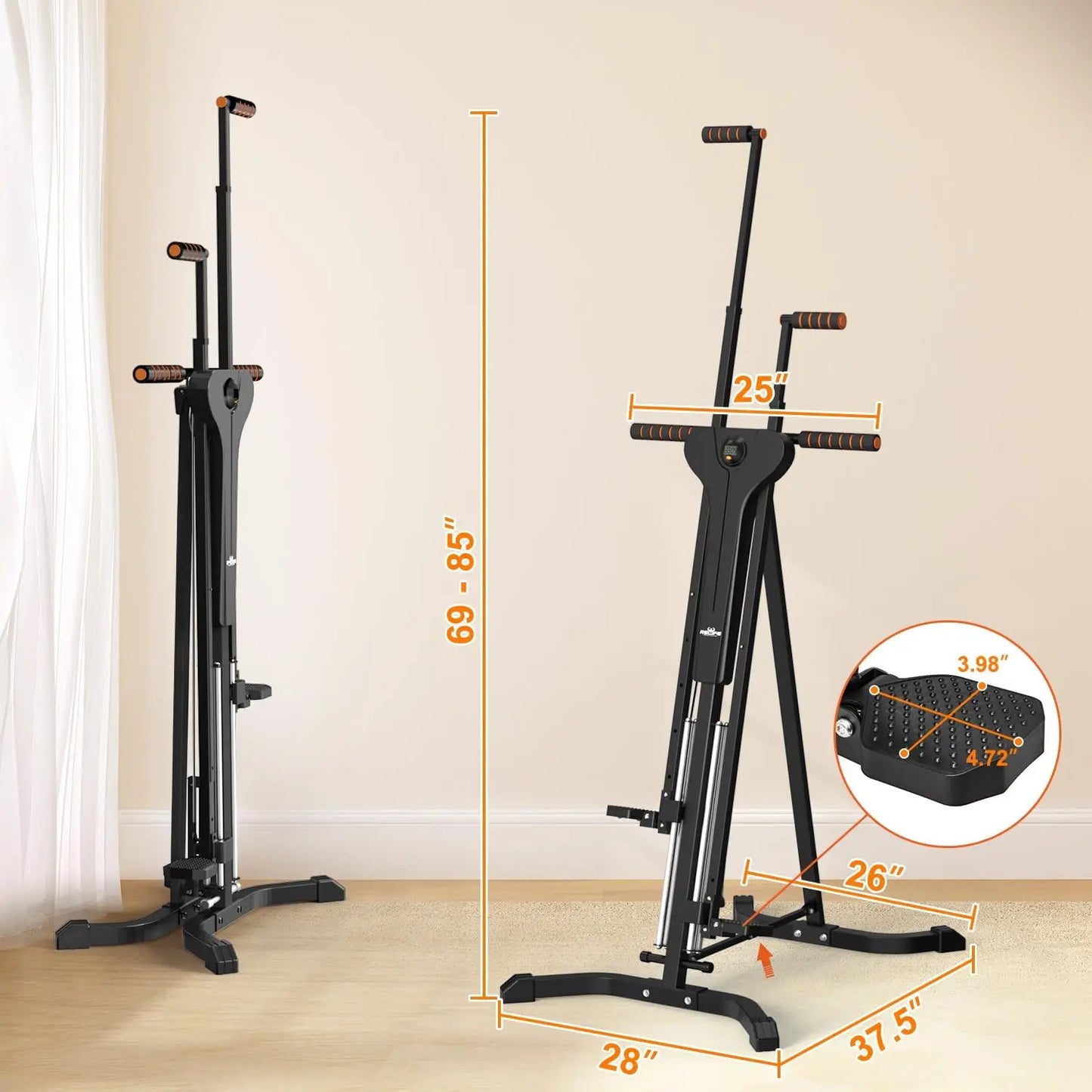 Vertical Climber Exercise Machine for Home Gym