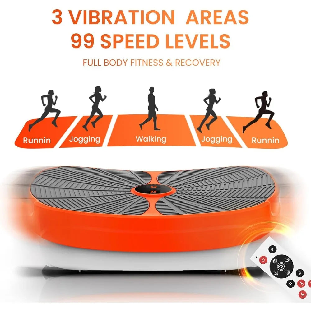 Fitness Vibration Plate Exercise Equipment Whole Body Shape Exercise Machine