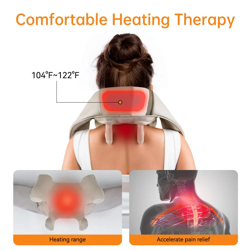 Mebak N1 Massager For Neck and Cervical Shoulder With Heat Therapy