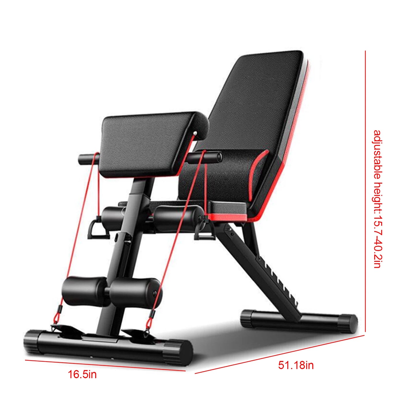 Adjustable Weight Bench Incline Decline Exercise, Home Gym, Strength Training