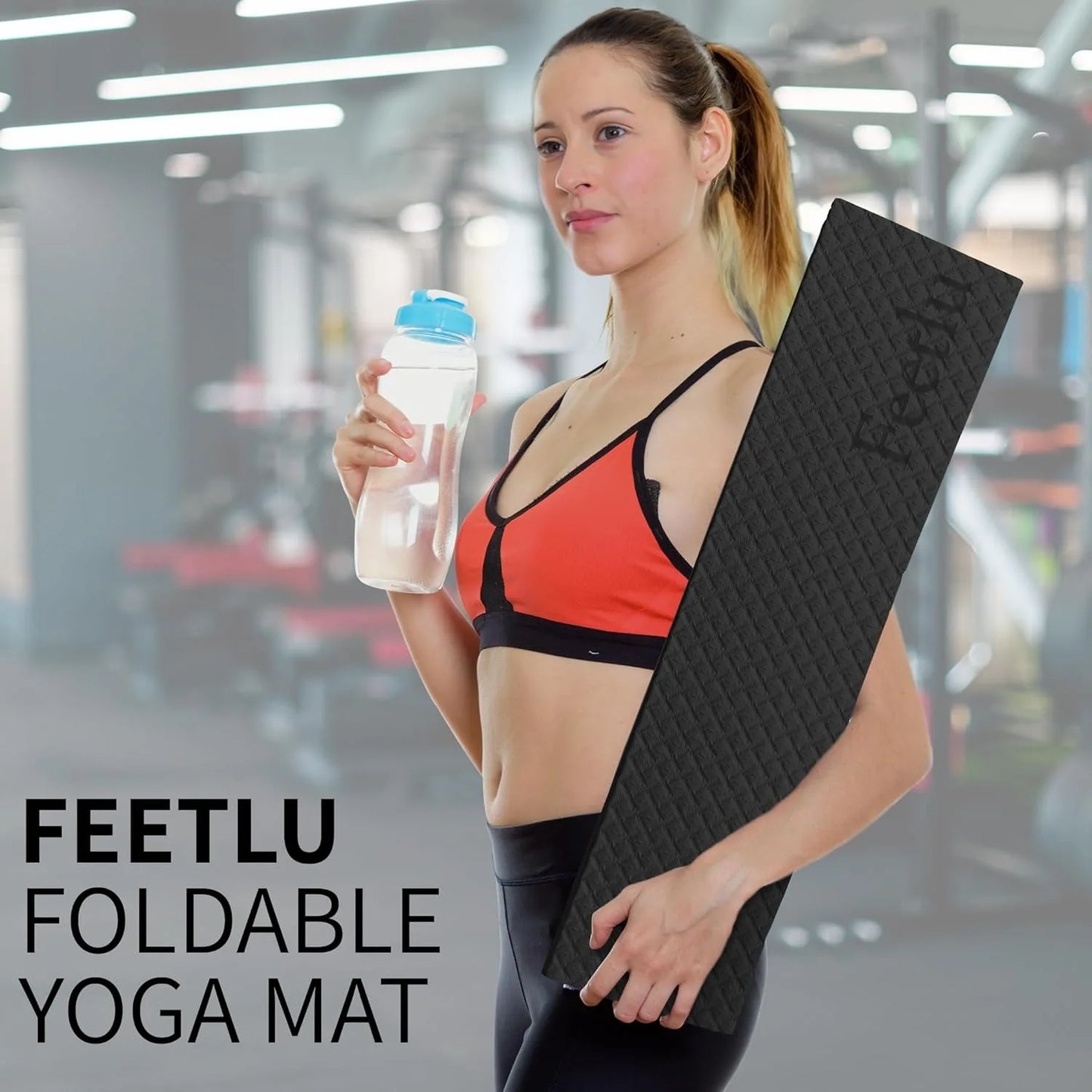 Foldable Yoga Mat Knee Pad- Easy to Storage Travel, Lightweight