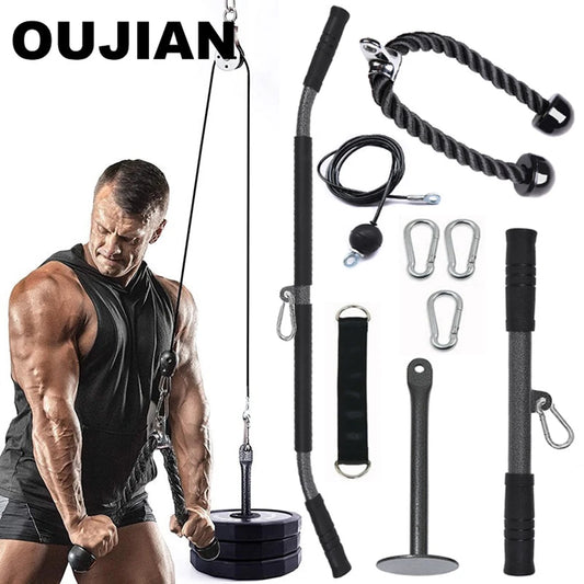 DIY Weight Lifting Workout Set Pull Down Triceps Lifting Training Machine