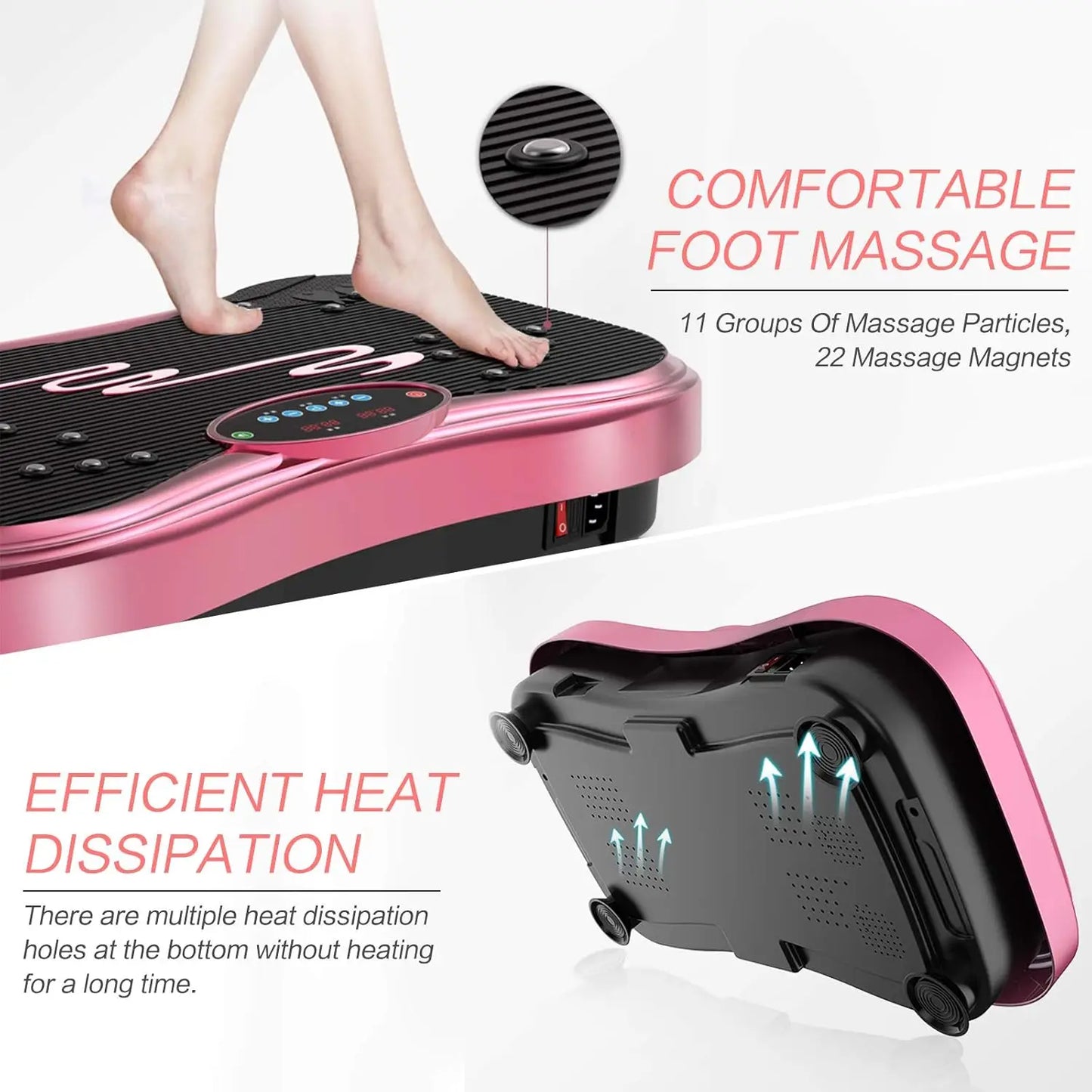 Vibration Plate Exercise Machine Whole Body Workout Vibration Fitness Platform