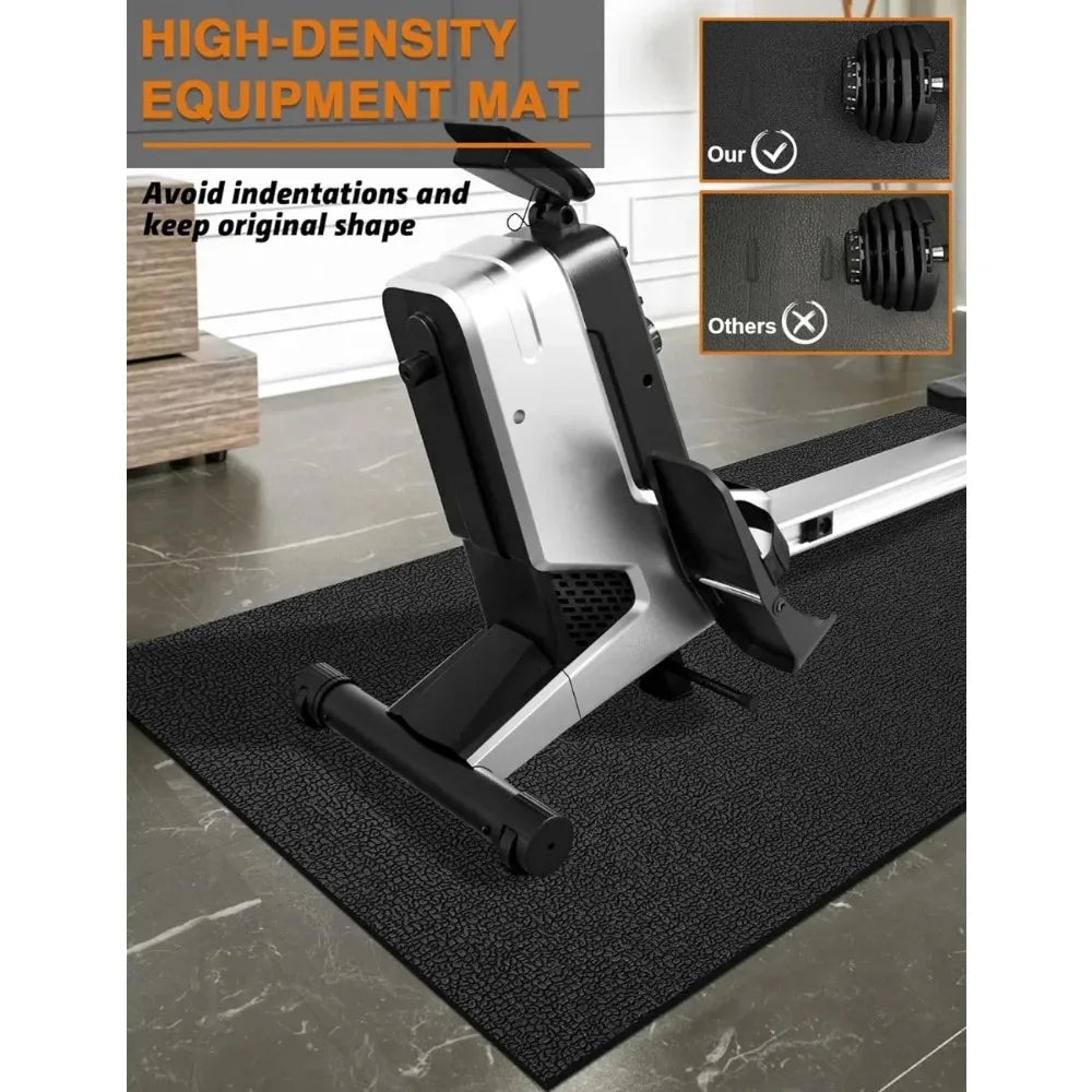 Exercise Equipment Mat 30"x60"/ 36"x78"/ 36"x96" Treadmill/Exercise Bike Mat