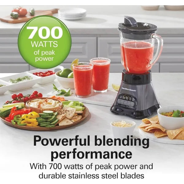 Hamilton Beach Blender for Shakes and Smoothies & Food Processor Combo