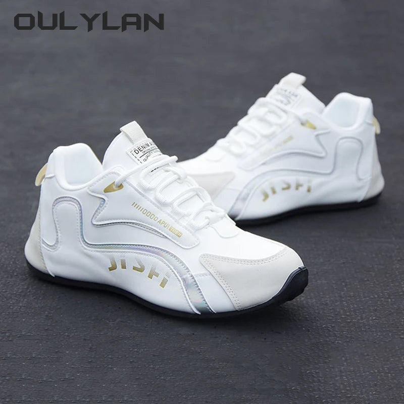 Men's Leather Shoes Fashion Trendy High-end Travel Shoes