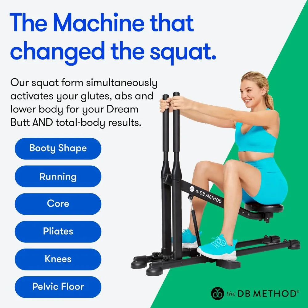 Squat Machine, Workout Equipment for Home Gym, Exercise Leg and Glutes