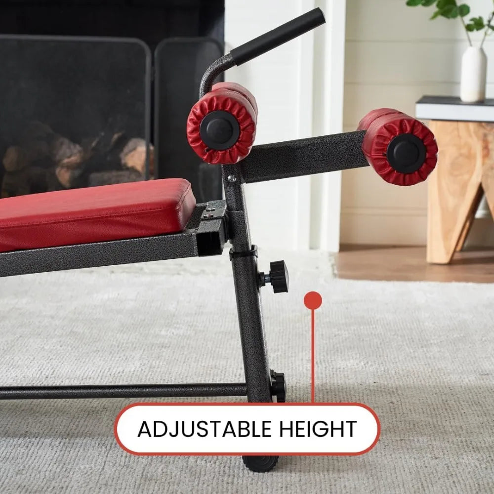 Gym-Quality Sit Up Bench with Reverse Crunch Handle